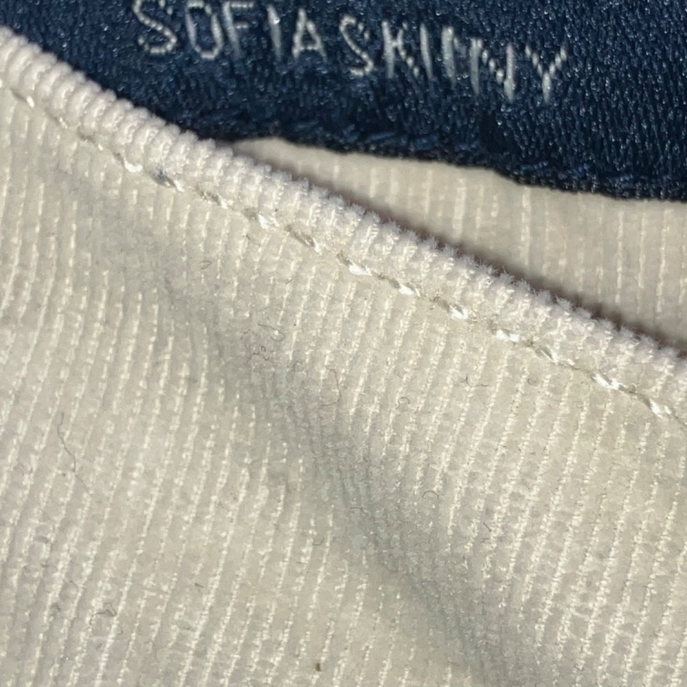 Lucky Sofia Skinny cream corduroy pant - Picture 7 of 9
